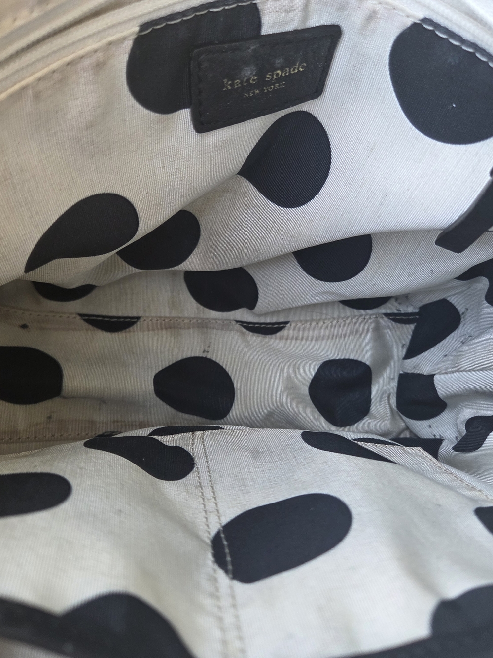 Black Leather Shoulder Bag by Kate Spade - Picture 4 of 5